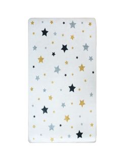 Tapis Enfant Etoile, Tricolore - 80x150