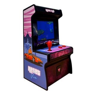 Mini Borne Arcade Retro - 200 Jeux Originaux Intégrés - Console De Jeu Classique Reset Vice 8 Bit