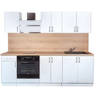 Cuisine Complète Eco Blanc Brillant 240 Cm