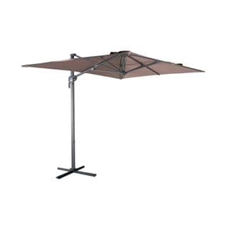 Parasol Déporté Rectangulaire 2x3m - Antibes - Taupe - Parasol Excentré Inclinable. Rabattable