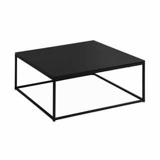 Table Basse. Industrielle. Structure Métal Noir. L 80 X L 80 X H 36cm