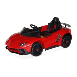 Voiture Électrique 12v Pour Enfant Lamborghini. Rouge. 1 Place. Avec Autoradio. Télécommande. Mp3.