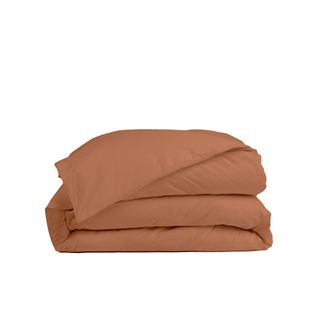 Housse De Couette 240x260cm - Terra Cotta - 100% Percale De Coton - Morphea