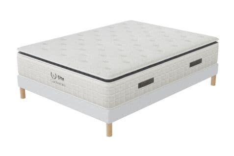 Ensemble Matelas Ressort 140x200 cm CACHEMIRE Epaisseur 28cm