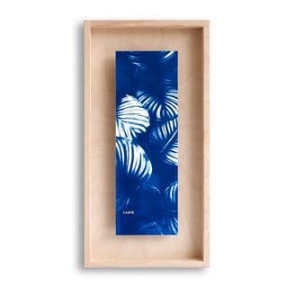 Cadre Carpë Cyanotype Calathea 40x20cm Bleu