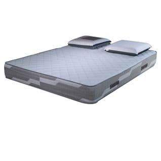 Matelas Select Hybride Ressorts Ensachés - 26cm - 200x200cm Et 2 Oreillers Viscoélastiques 60x60cm