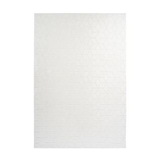 Tapis De Salon Moderne Vica En Polyester - Blanc - 160x230 Cm