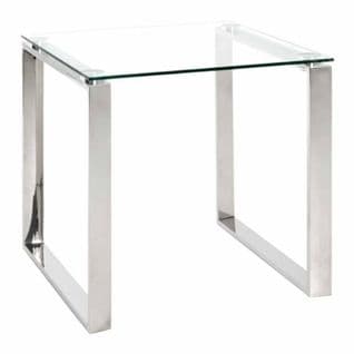 Table D'appoint Design "hytin" 55cm Argent