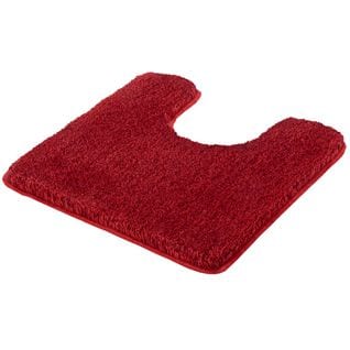 Tapis De Toilette Relax 55x55 Cm Rouge Rubis