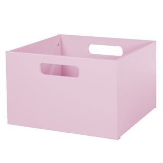 Casier En Bois Pour Chambre D'enfant - Boîte De Rangement Pour Les Jouets - Rose