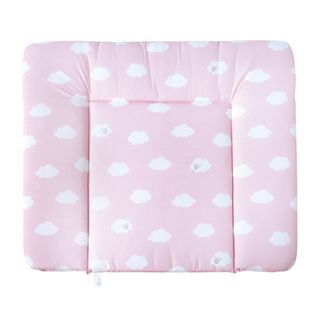 Matelas À Langer "Kleine Wolke Rose" - 85x75 - Revêtu De PU