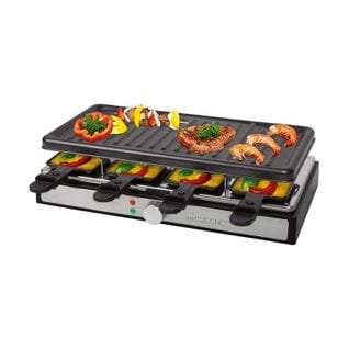 Raclette Gril 8 Personnes Clatronic Rg 3757 Noir