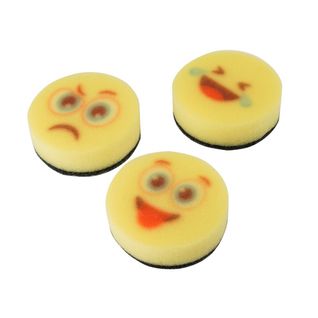 3 Éponges De Vaisselle Motifs Emoji Tecno