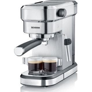 Cafetiere Expresso Espresa -  1350w - 15 Bars - 1,1l - Chauffe Rapide (40 Sec.) Inox Brossé/noir