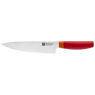 Couteau De Chef Now S, Lame 20 Cm, Acier Formule Spéciale, Rouge