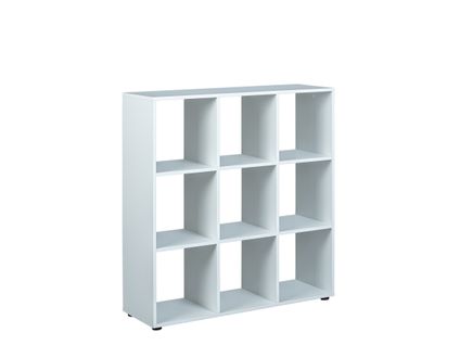 Etagère De Séparation Bibliothèque CADORE 9 cases Blanc