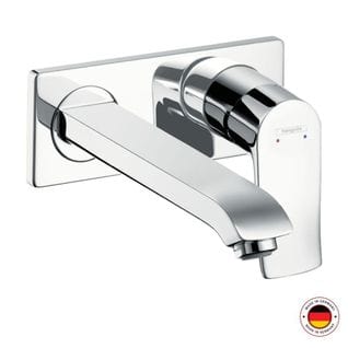 Mitigeur Lavabo Mural Hansgrohe Metris Economie D'eau 22,5 Cm