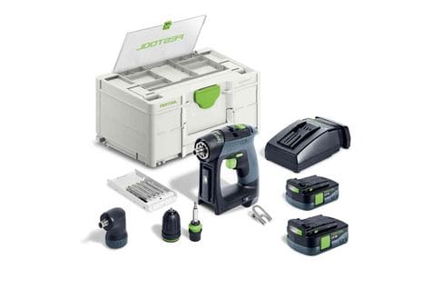 Perceuse-visseuse 10,8v Cxs 12 2,5-set + 2 Batteries 2,5ah + Chargeur + Coffret Systainer Sys3 Df M