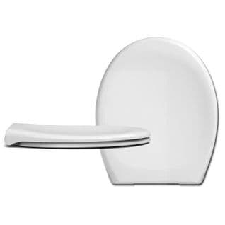 Abattant Wc Pebble Beach 46x38,3x4,9cm Blanc