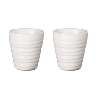 Set De 2 Tasses Thermo Blanc