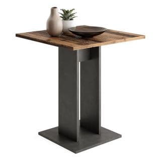 Table De Repas Design "sanary" 77cm Chêne et Gris