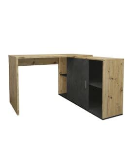 Bureau D'angle Modulable Avec Étagères