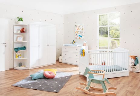 Ensemble Chambre Bébé « laura » Large Grande, à 3 Éléments