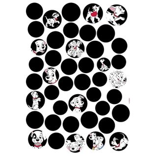 Stickers Muraux 101 Dalmatiens Pois Disney