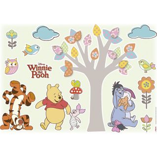 14 Stickers Winnie L'ourson Disney