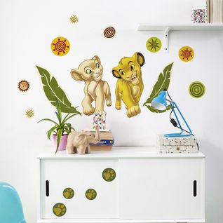 Stickers Géant Simba et Nala Le Roi Lion Disney