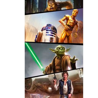 Poster Géant Intissé Alliance Rebelle Star Wars 120x200cm