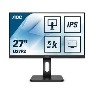 Écran PC U27p2 27" LED 4k Ultra Hd 4 Ms Noir