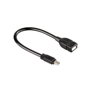 Câble Adaptateur Usb Mâle Mini B - Femelle A - 0,15m - 75039626