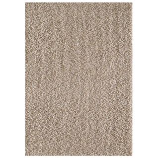 Tapis Shaggy 60x110 Rectangle Tissé Beige Motif Uni Sg Loca