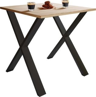 Table à Manger Xonax 80x80cm Chêne