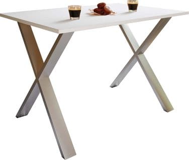 Table à Manger Xonax 140x50cm Blanc