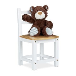 Chaise Enfant Cadre Blanc En Bambou