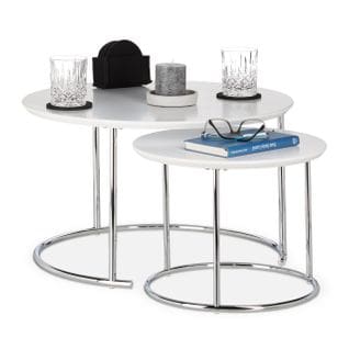 Set De 2 Tables Gigognes Petites Rondes