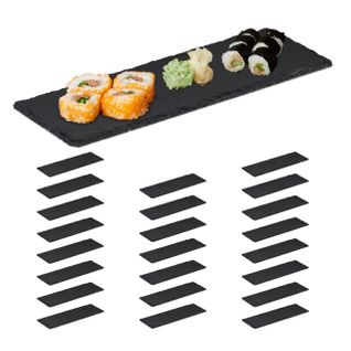 Assiette En Ardoise 30x10 Cm Lot De 24