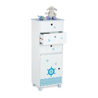 Commode Maritime Pour Enfants 3 Tiroirs