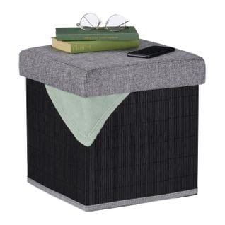 Tabouret De Rangement En Bambou