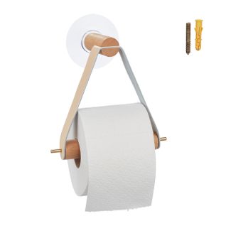 Support En Bois Pour Papier Toilette