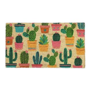 Paillasson Coco Motif Cactus