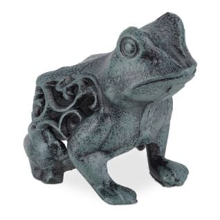 Statuette De Grenouille Déco Fonte