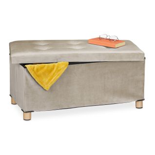 Banquette De Rangement En Velours