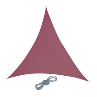 Voile D'ombrage Triangle Pes Rouge Foncé