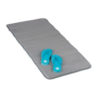 Tapis De Bain Mousse Mémoire Gris