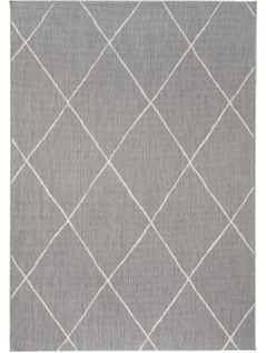 Tapis D'extérieur et Intérieur Metro Gris 80x150 Cm