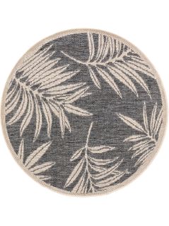 Tapis D'extérieur et Intérieur  Rond River Bleu  130 Cm Rond