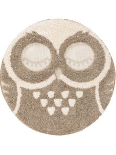 Tapis Enfant Carlo Crème/taupe  120 Cm Rond